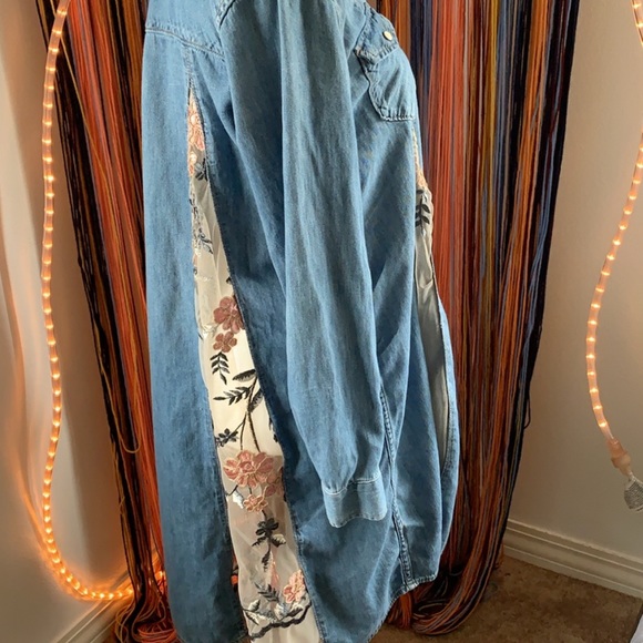 Boho Jean T-Shirt Dress - Picture 5 of 8